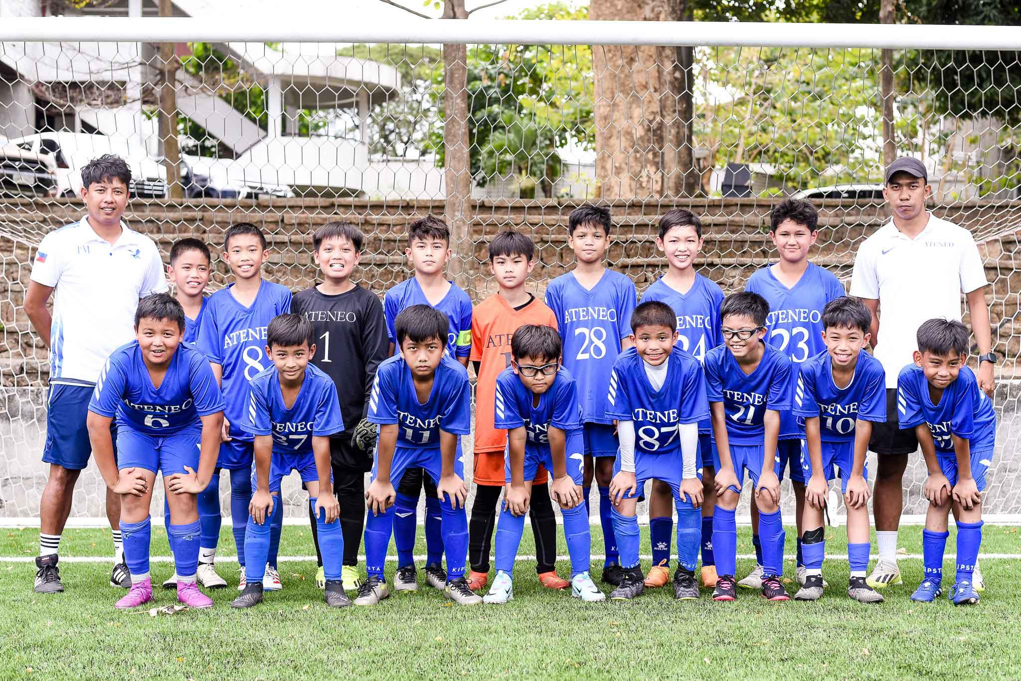 Front row from left: Jacob Navarro, Ryan Moti, Harvey Garcia, Kyle Molina, Ram Tuazon, Matteo Villanueva, Iggy Flameño, Red Alminar; back row from left: Ryu Famorcan, Anton Flameño, Sancho Bautista, Zac Diaz, Ghazi Dy, Bosco Virrey, Reign Cruz, Daniel Guerrero, Miguel Tagarda; not in photo: Ryan Flameño