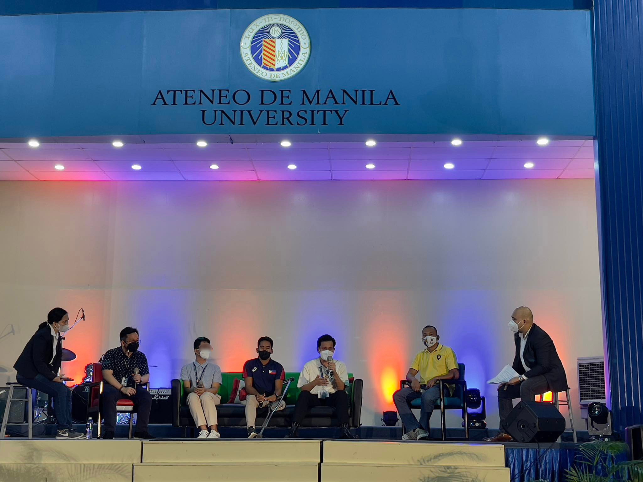 (L-R) Juliet Consista, Joseph Violago, Ian Brix Nasam, Edison Badillo, Matteo Suzara, Vincent Morales and Punch San Jose