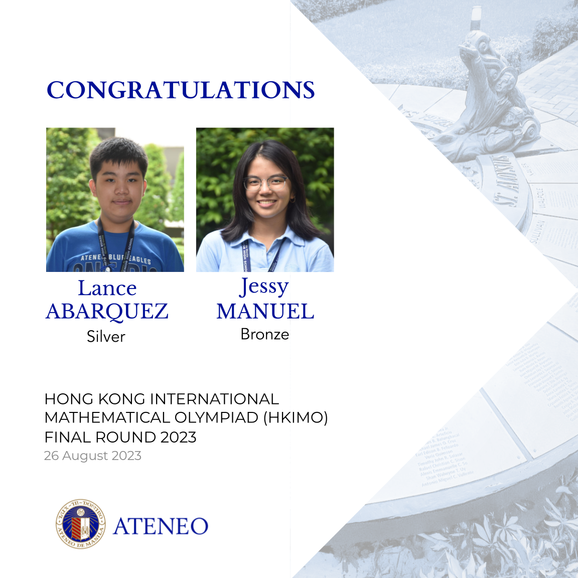 Lance Abarquez and Jessy Manuel