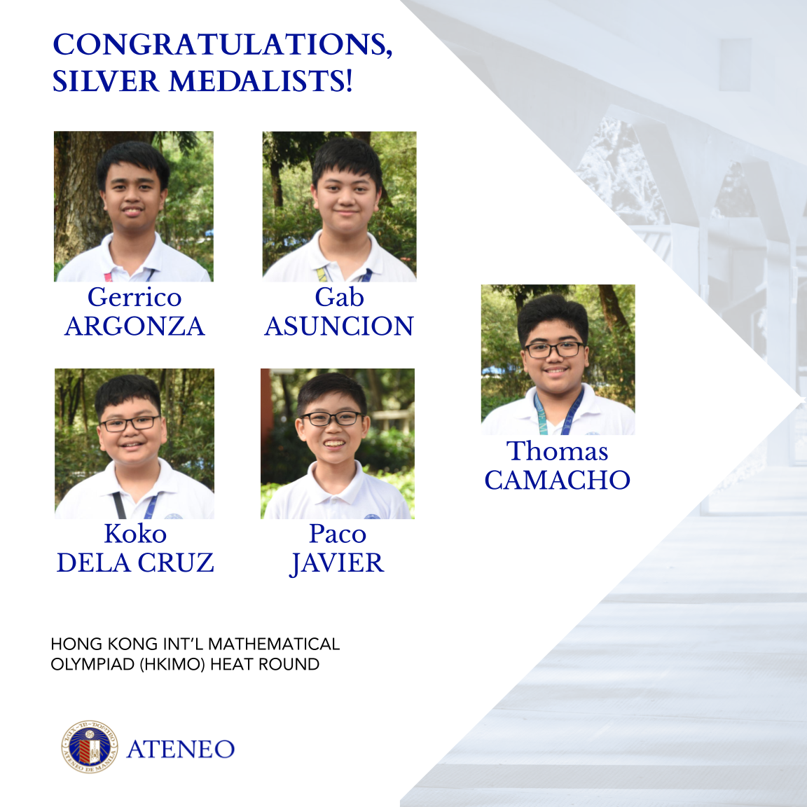 Argonza Gab Asuncion Paco Javier Koko Dela Cruz Thomas Camacho