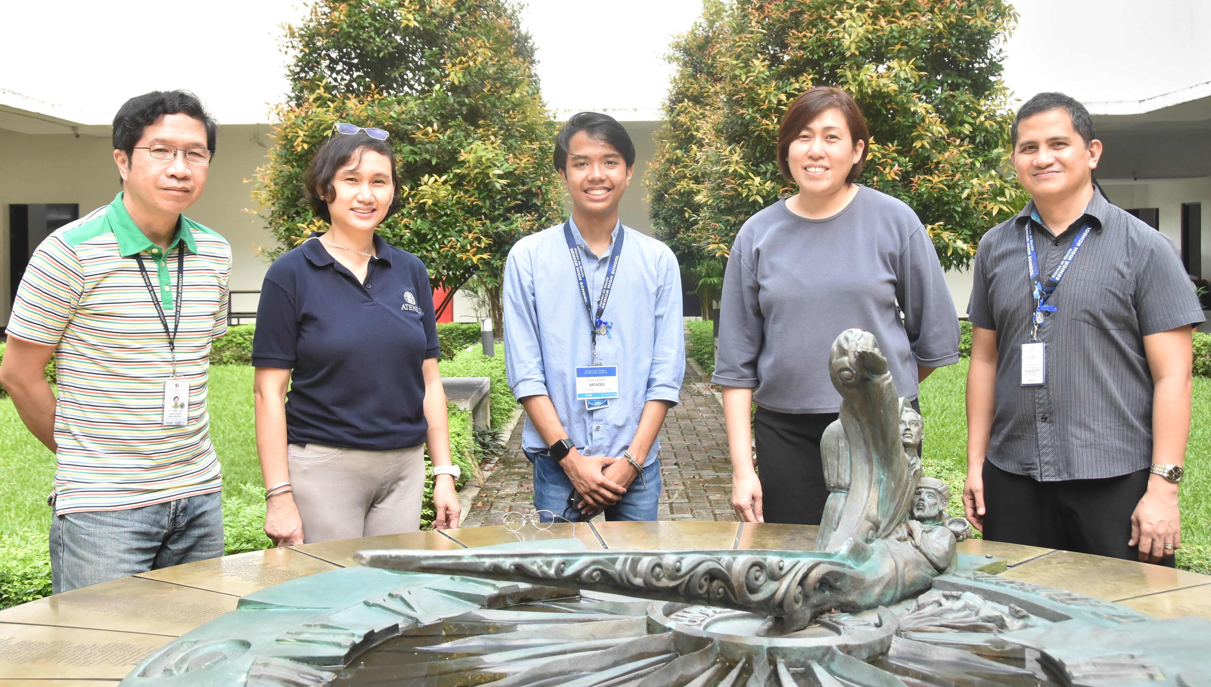 (L-R) Louie Melosantos, Czel Lacson, R-Jahn Artates, Jen Concepcion, Javy Fabello R-Jahn Artates and Noel Miranda 