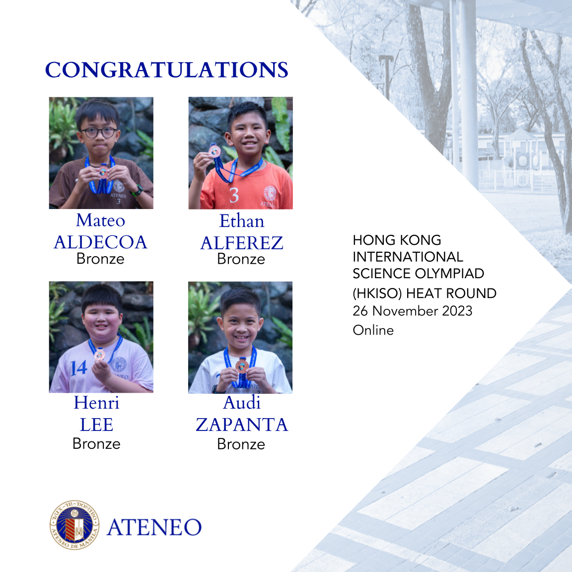 HKISO PH round bronze