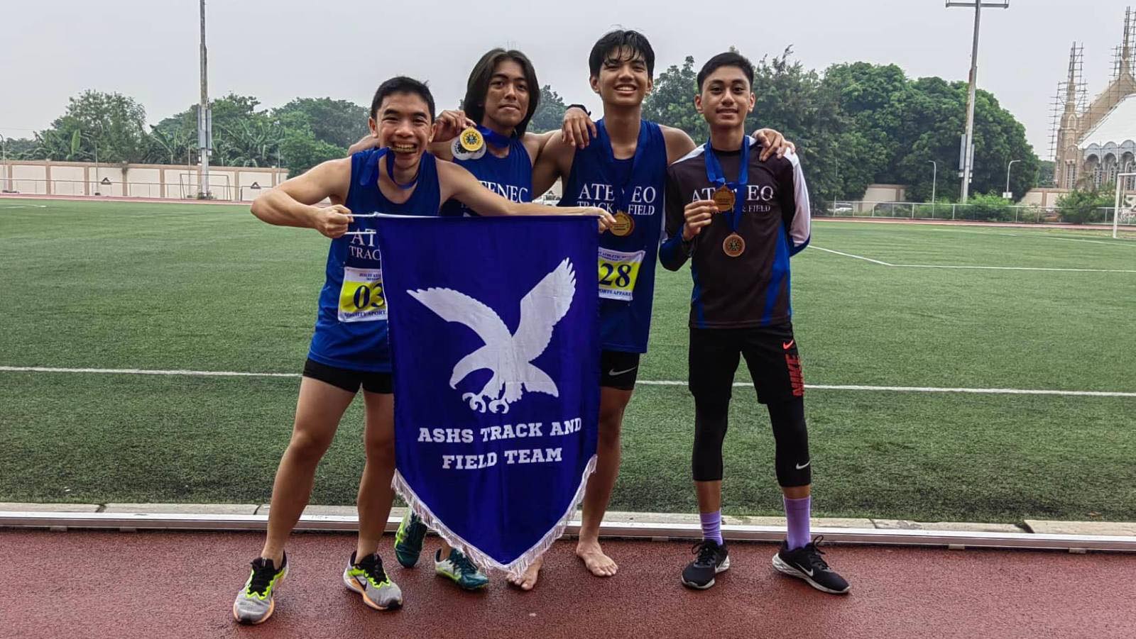 (L-R) Mike Mendoza, Ethan Santuyo, Gael Marquez, Zach Dy 