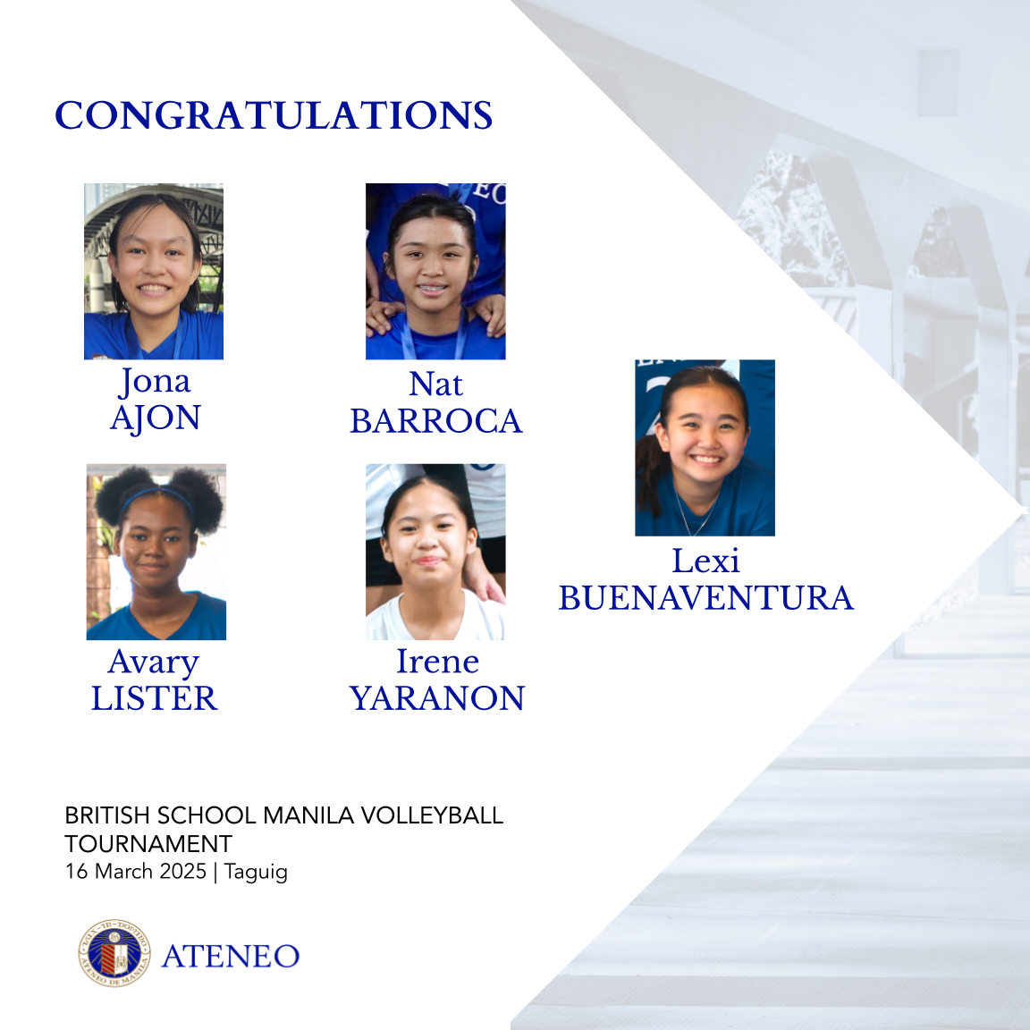 Ateneo Girls' VT slide 1 of 3