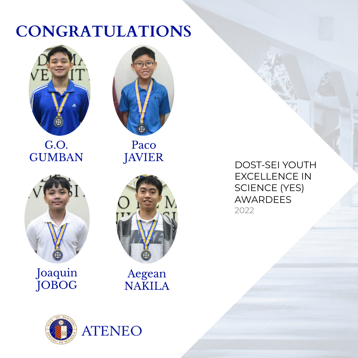 YES awardees from AJHS, page 2 of 2