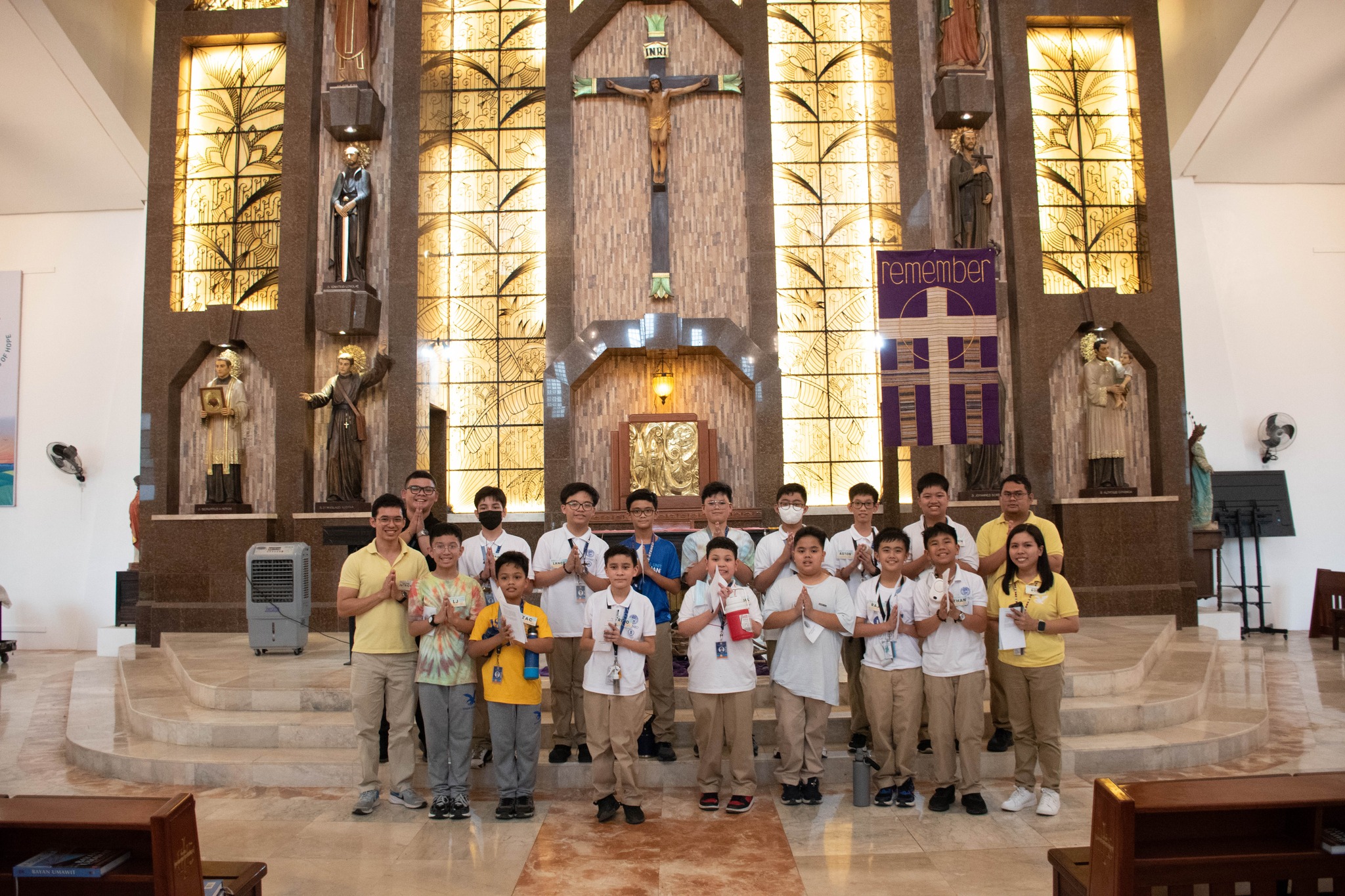 At the AJHS St Stanislaus Kostka Chapel