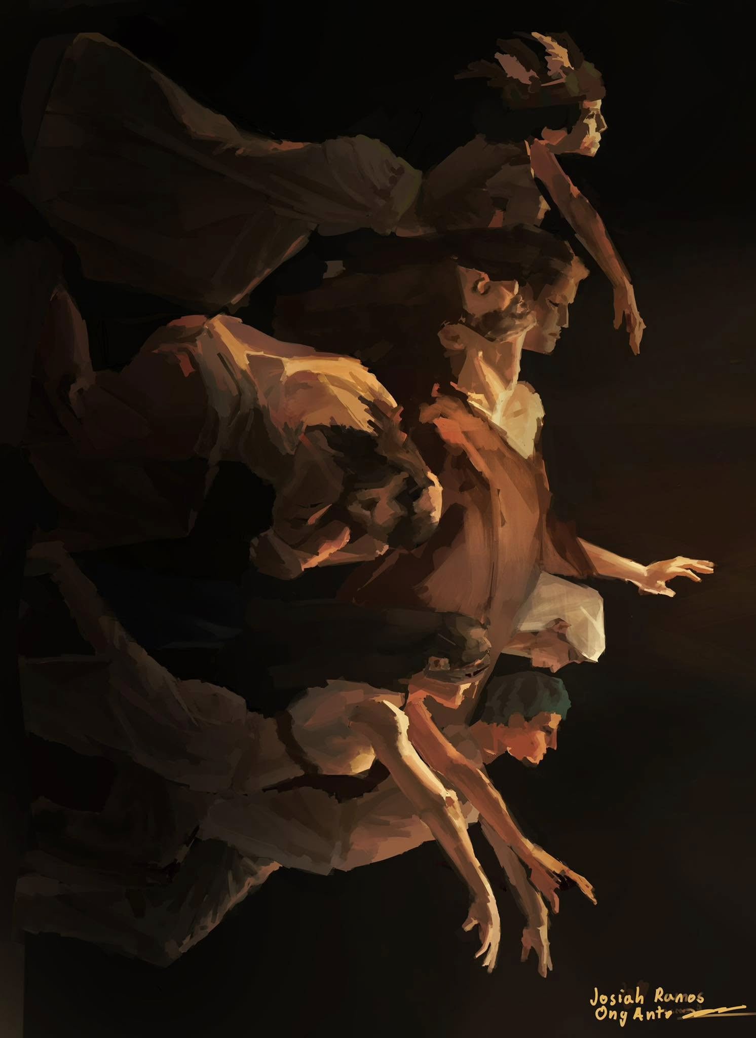 Josh Ong Ante's artwork for the 2025 University Way of the Cross