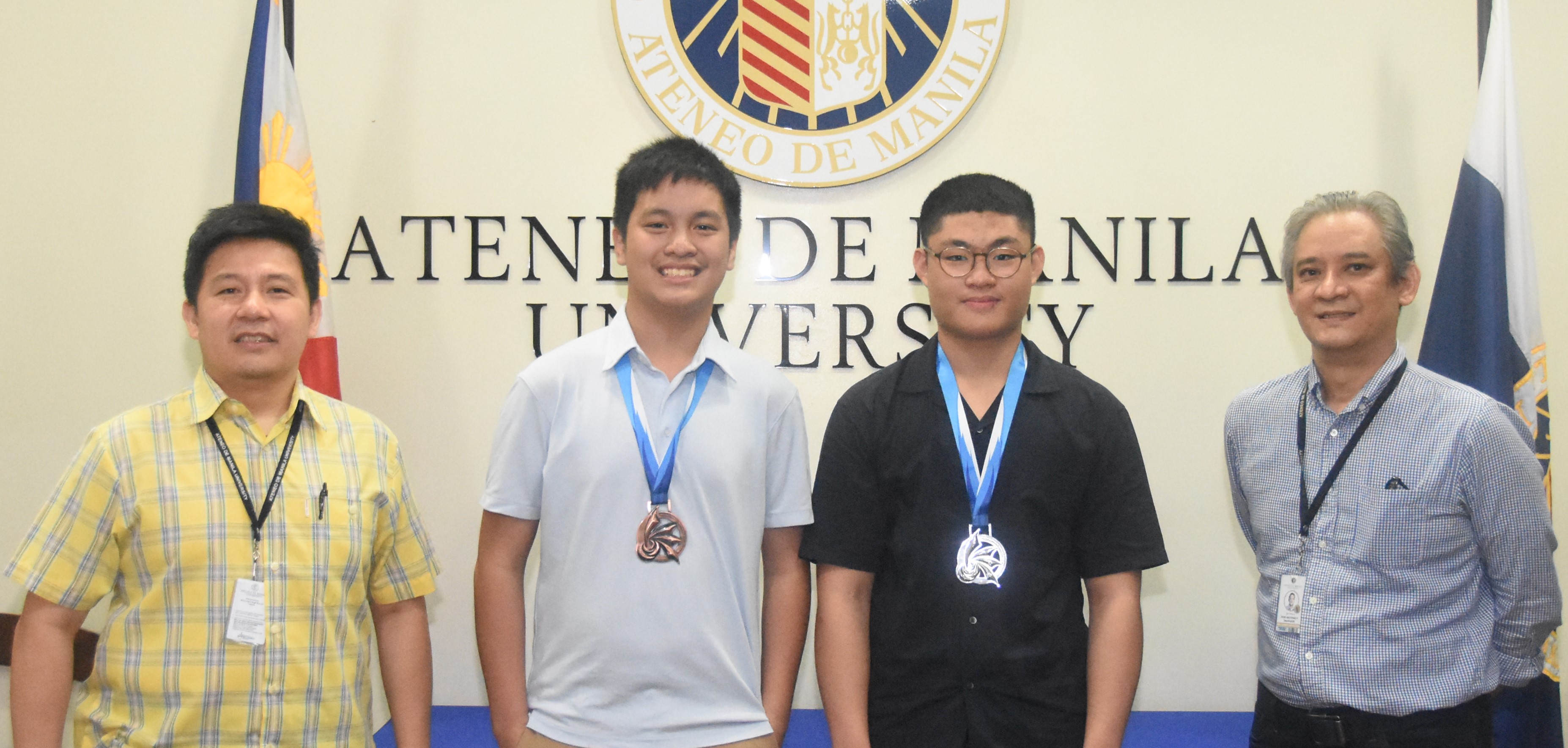 (L-R) Ron Capinding, Antonio Violago, Alphonso Academia, Jonny Salvador