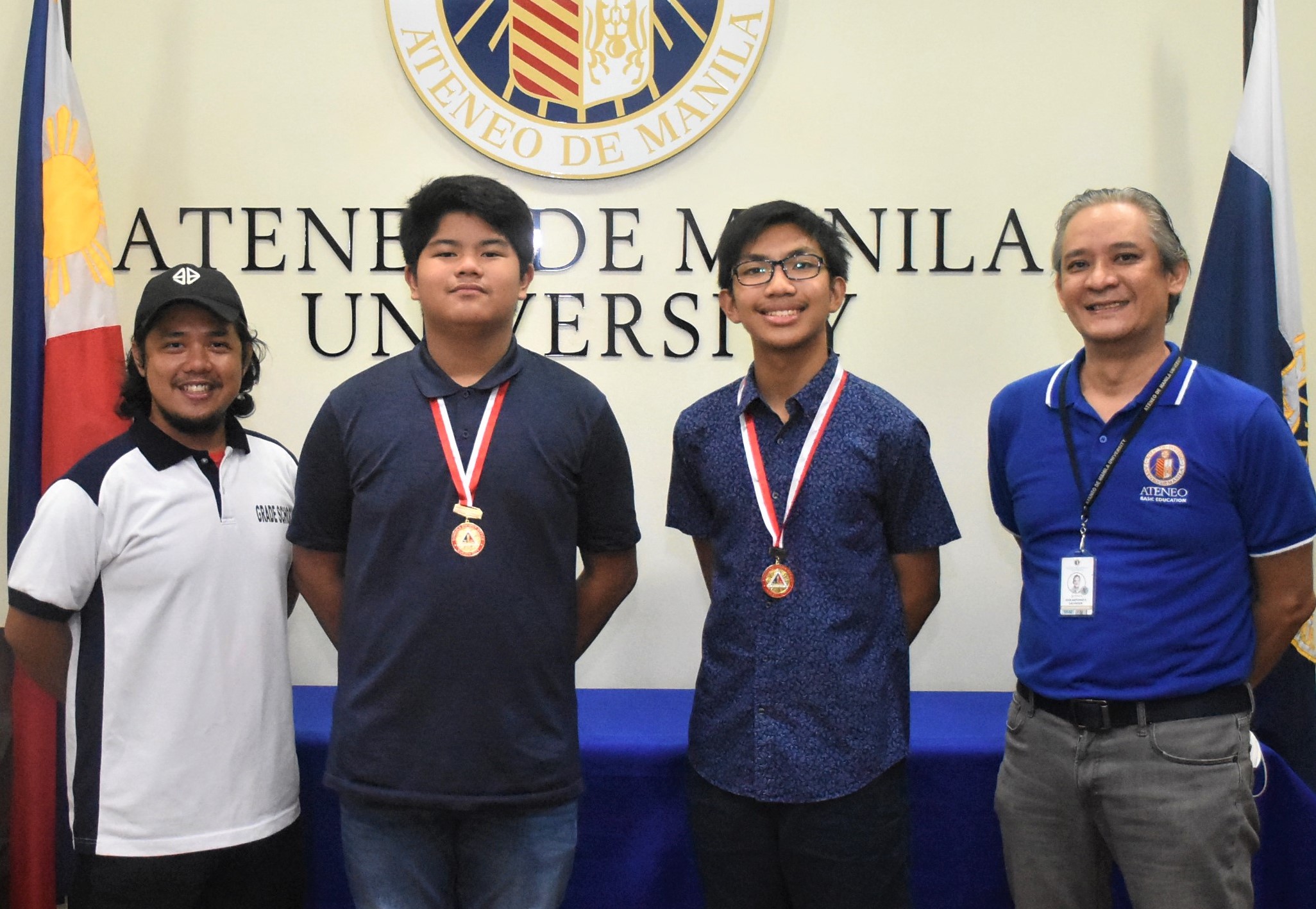 (L-R) Jopy Mamawal, Manu Kallos, Caleb Puentespina, Jonny Salvador 