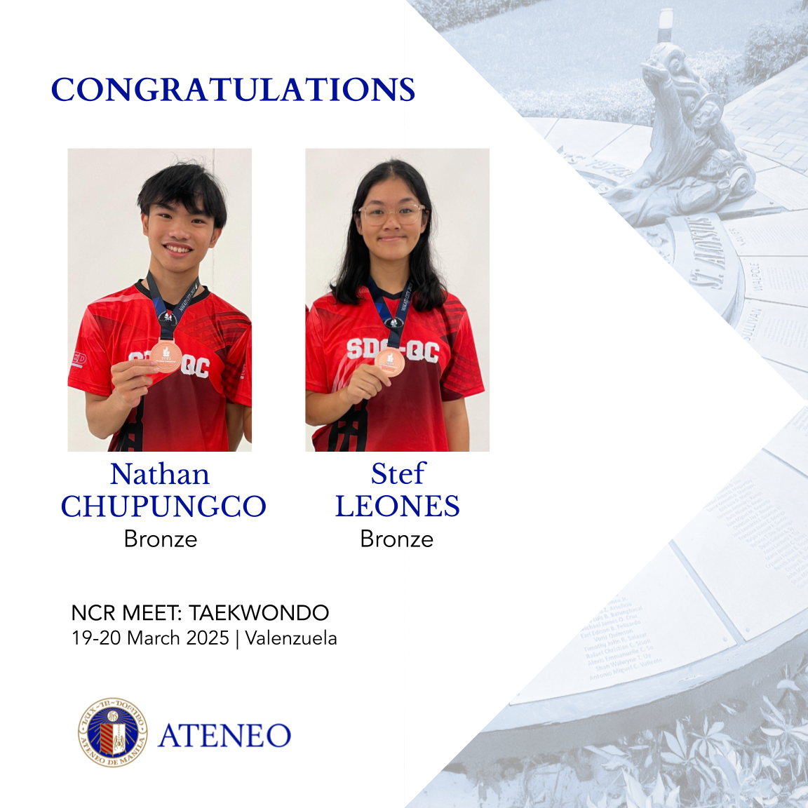 Nathan Chupungco and Stef Leones