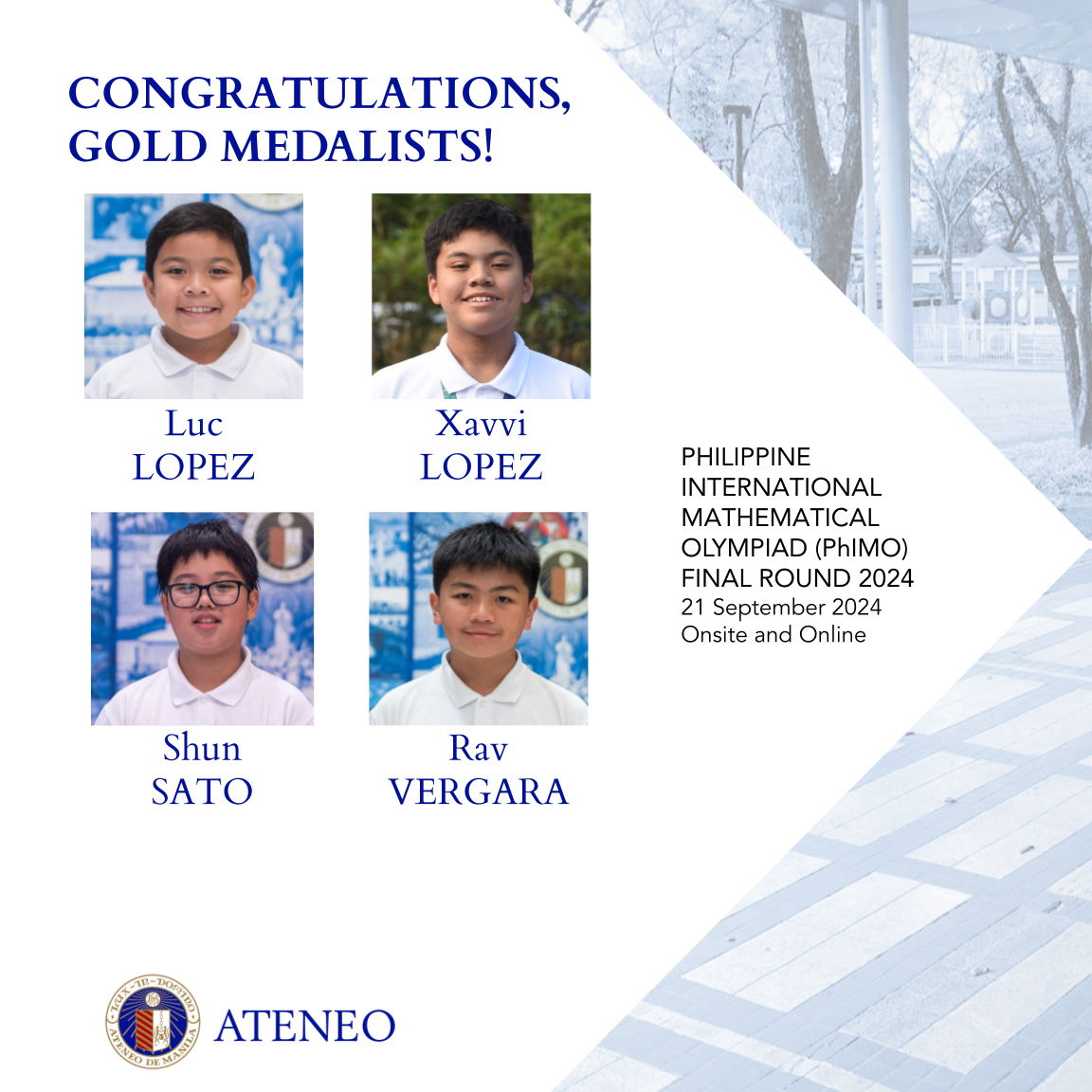 Luc Lopez Xavvi Vergara Shun Sato