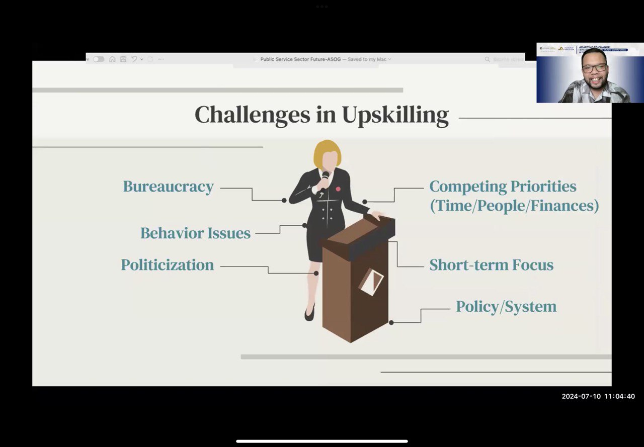 ASoG Executive Education Program hosts  free webinar titled “Adapting to Change: Building a Future-ready Workforce in the Public Sector”