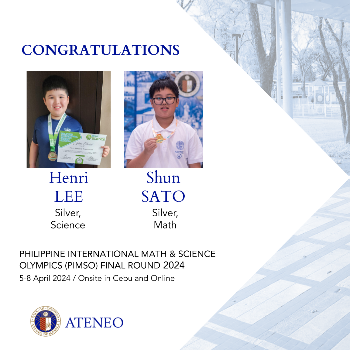 Henri Lee and Shun Sato