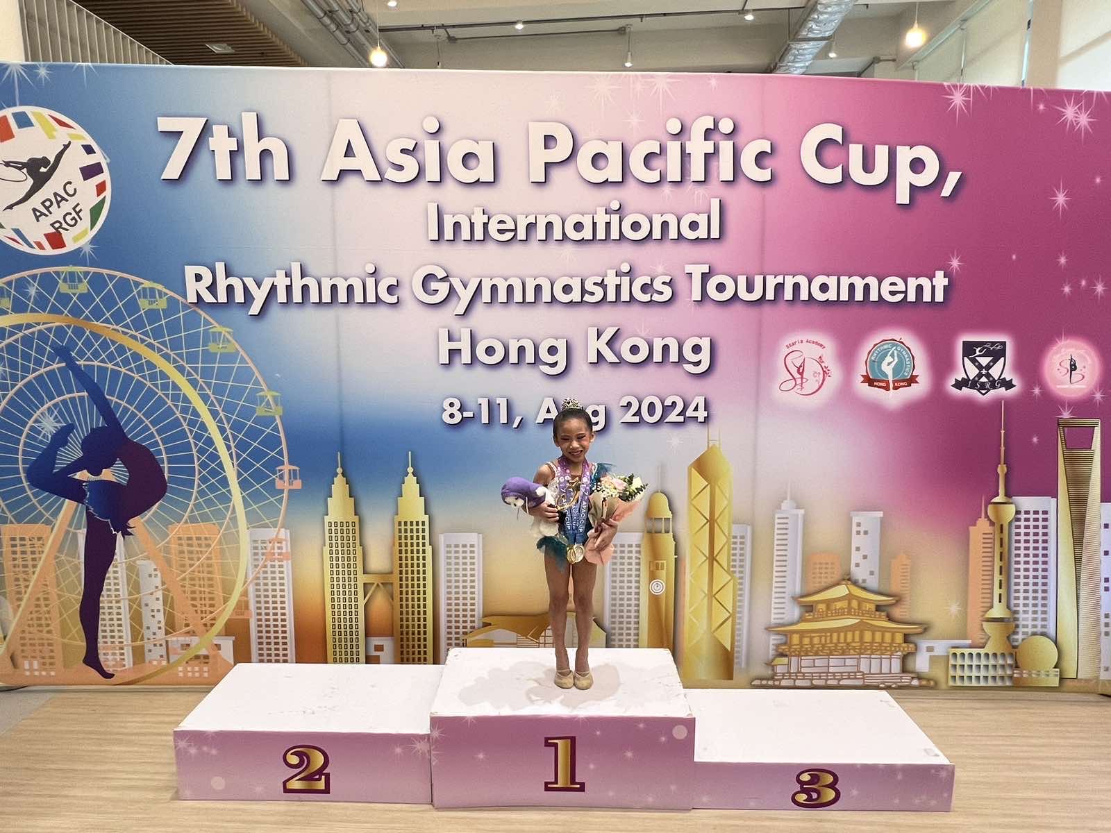 Gymnast Corryne Posadas won three medals for the Philippines in Hong Kong