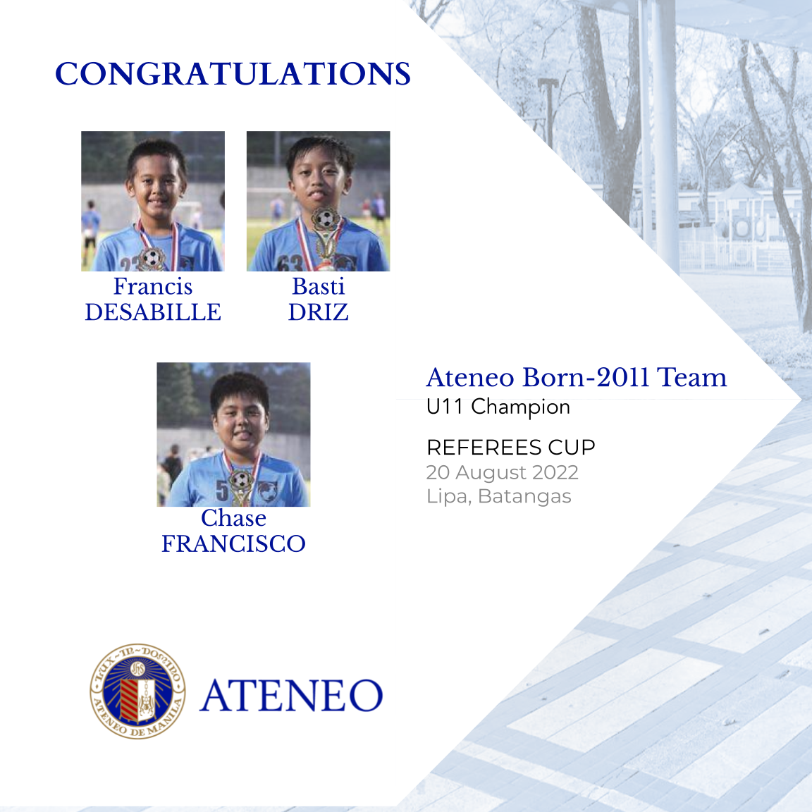 Francis Desabille, Basti Driz, Chase Francisco