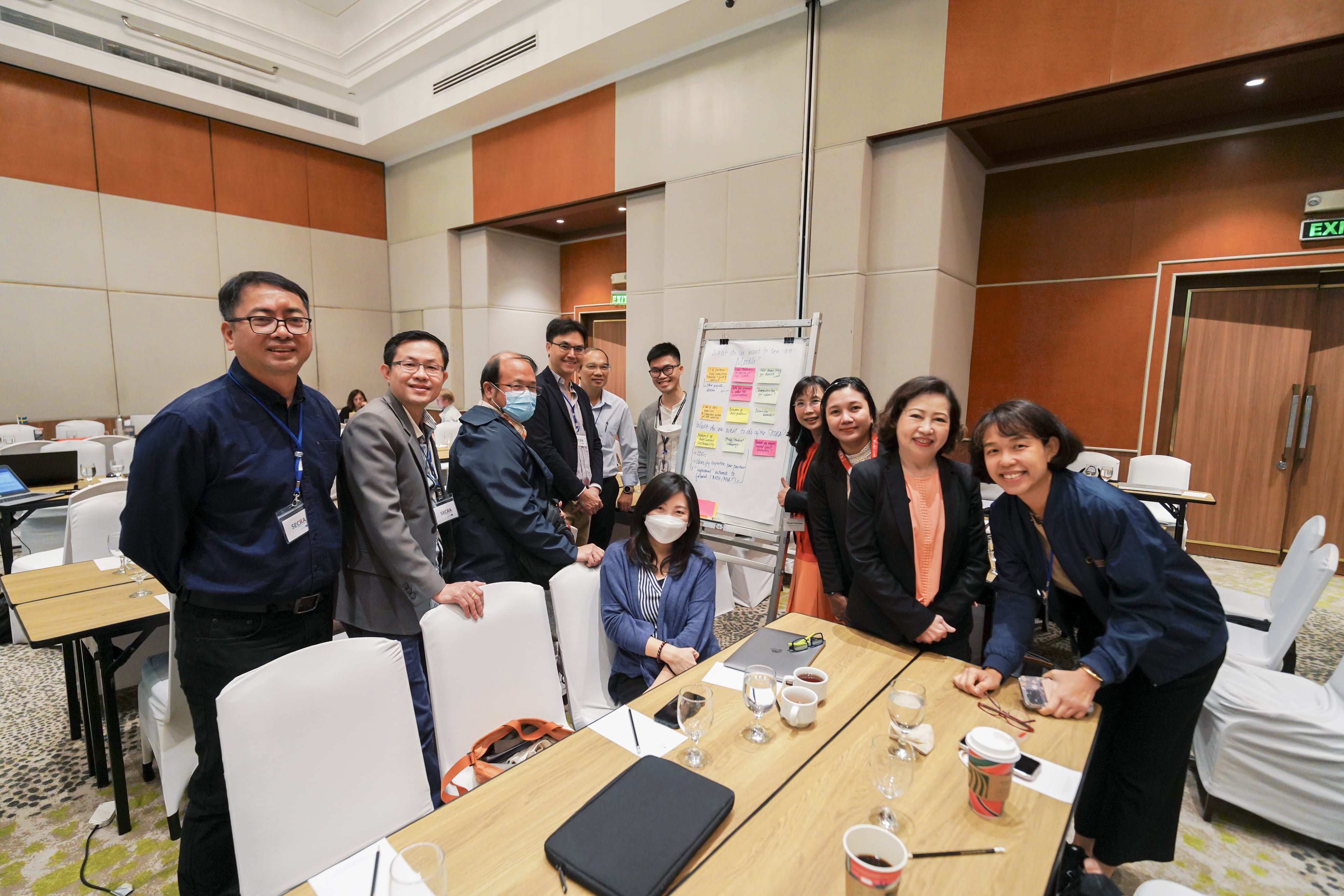 Participants during the WP5 group activity