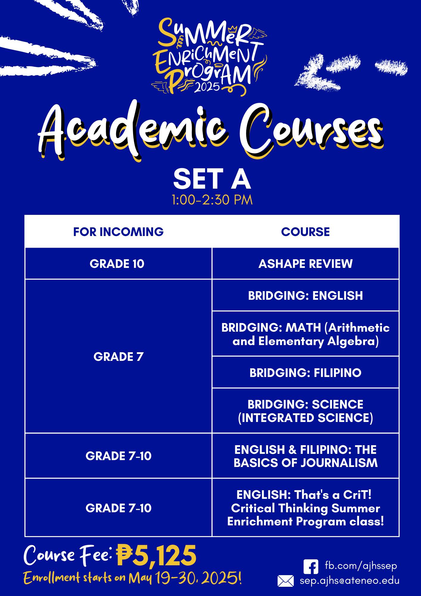 SEP 2025 academic Set A
