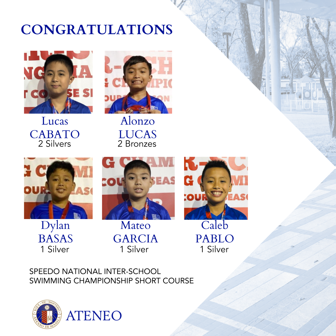 Lucas Cabato Alonzo Lucas Dylan Basas Mateo Garcia Caleb Pablo