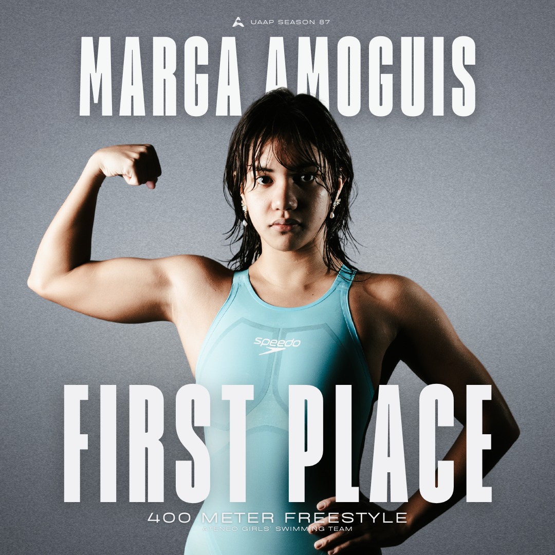 Marga Amoguis gold for 400m Freestyle