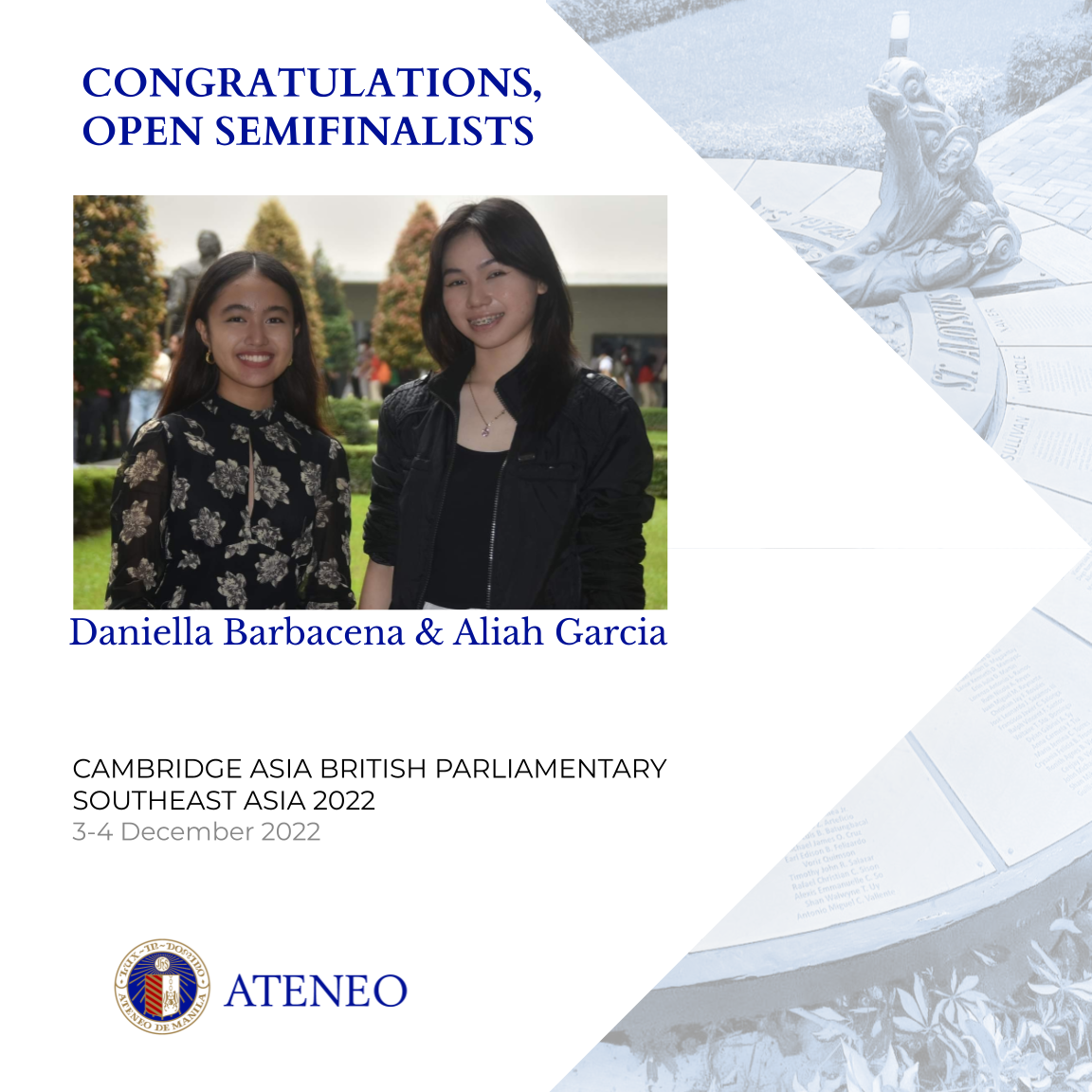 Daniella Barbacena & Aliah Garcia