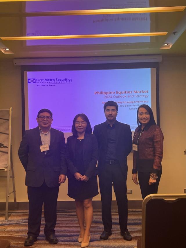 (From L-R) Dr. Alvin P. Ang, Ms. Estella Dhel Villamiel, Mr. Mark Angeles