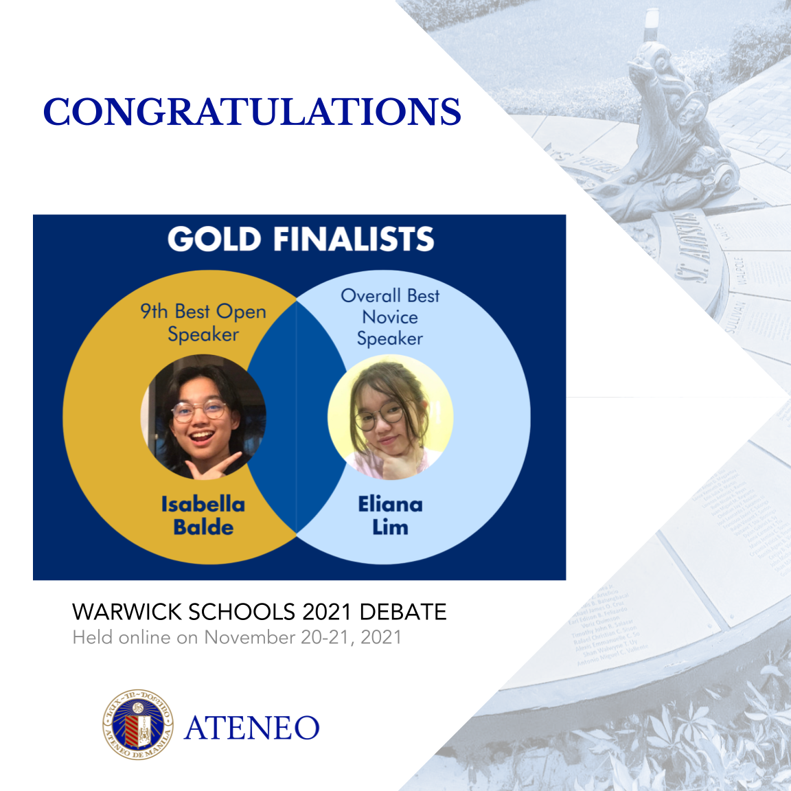 Isabella Balde & Eliana Lim