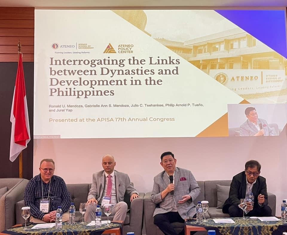 Dr. Julio C. Teehankee presents paper on political dynasties and development in APISA 2023