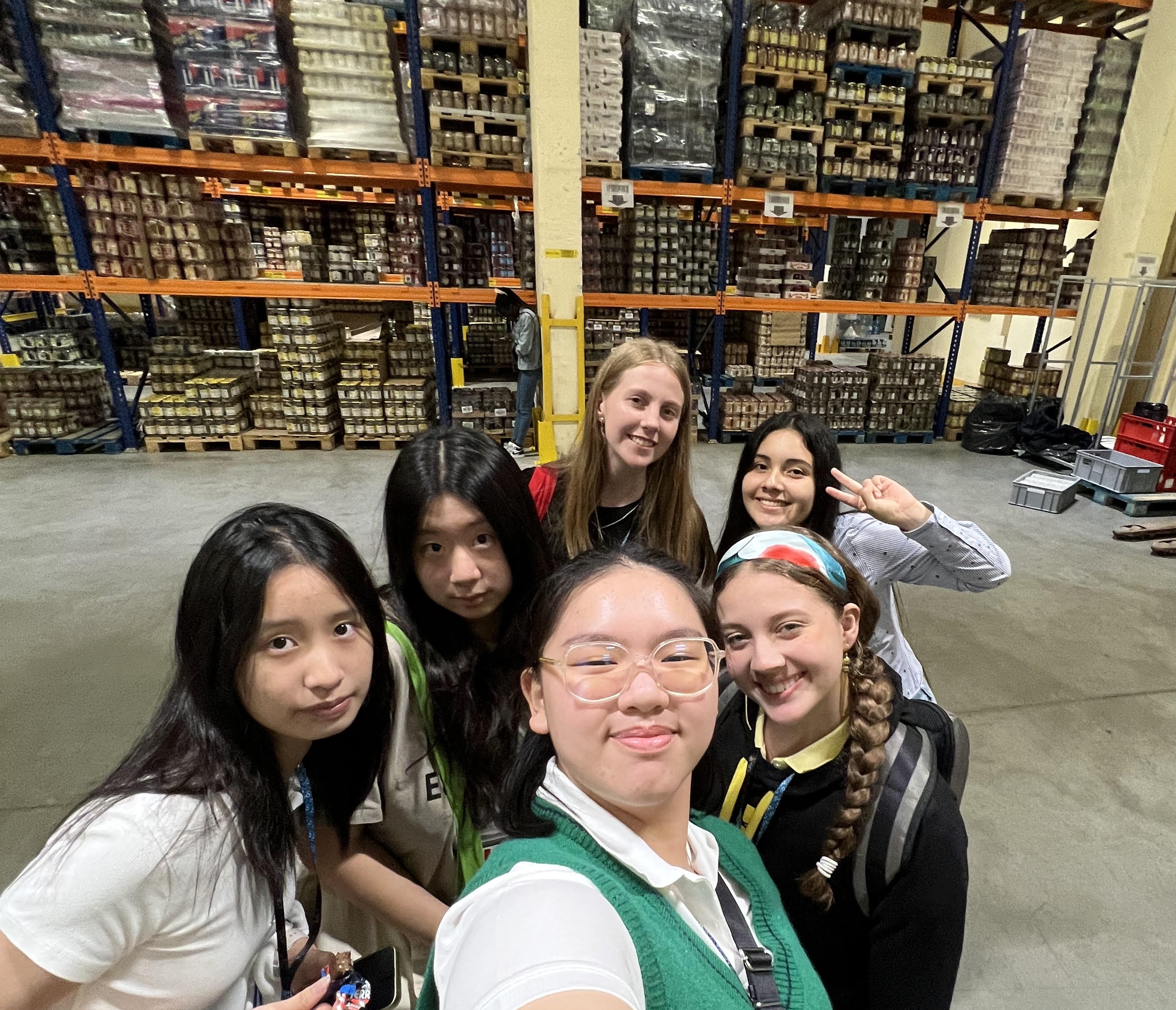 Ania and her fellow teammates in the Mastermedia Company Site visit