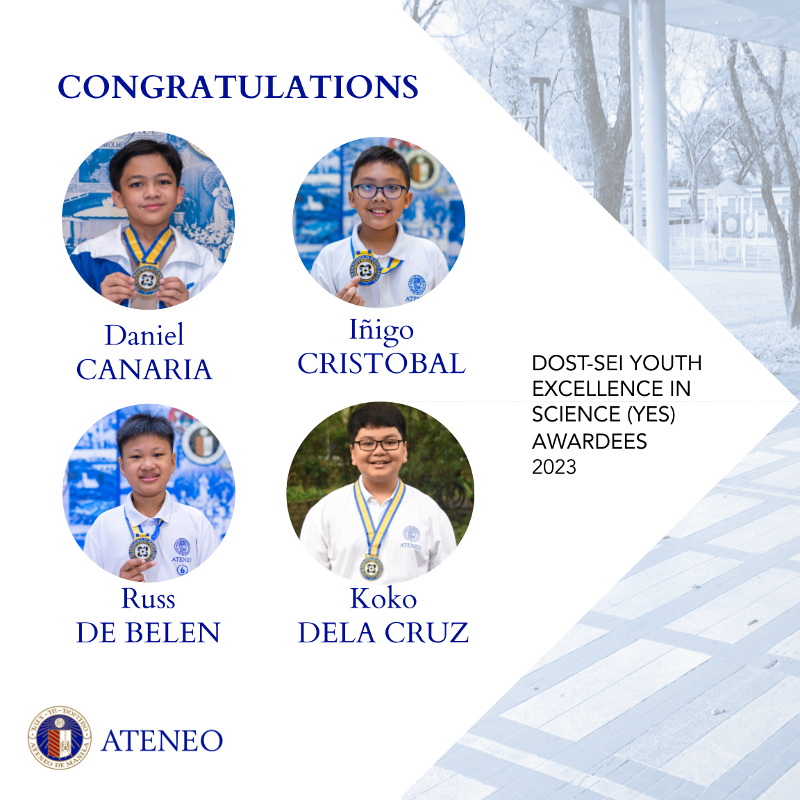 Daniel Canaria Iñigo Cristobal Russ De Belen Koko Dela Cruz