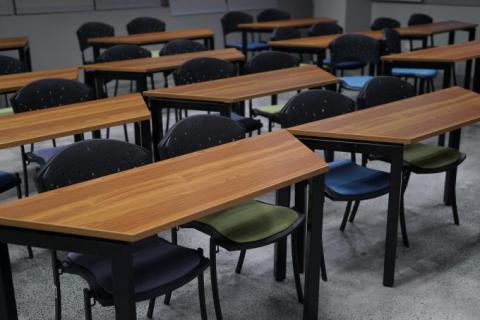 Empty classroom