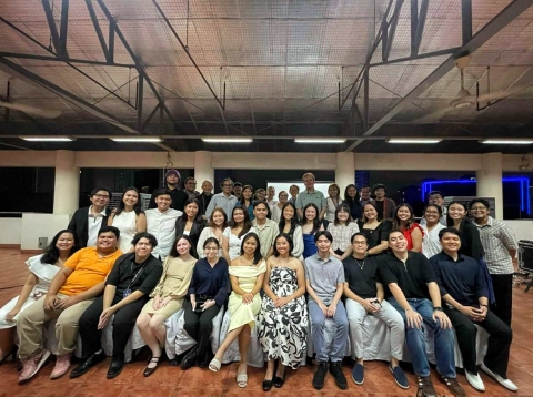 The 2025 graduating class together with the faculty of the Ateneo Department of Sociology and Anthropology