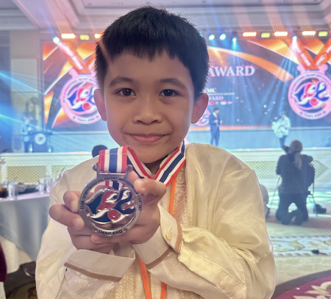 Rohan Francisco with his silver medal from the ITMC 2025