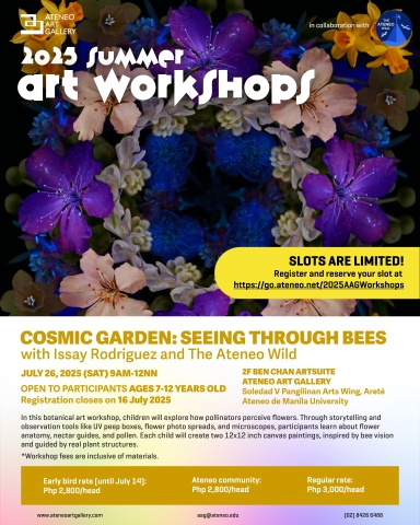[AAG] Art Workshops - Cosmic Garden Poster