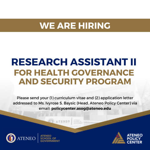 CALL FOR APPLICATIONS: Research Assistant II