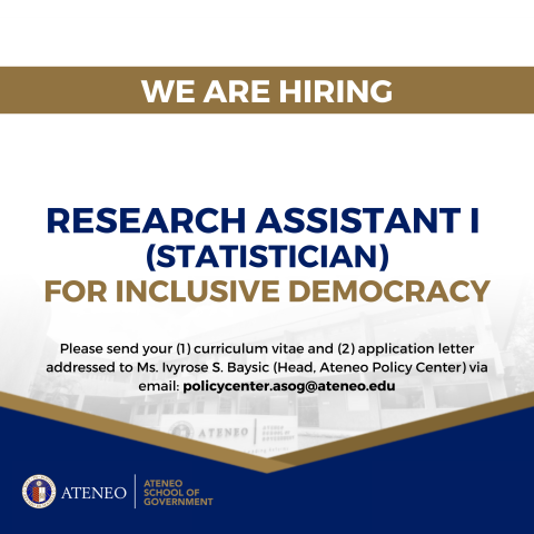 Research Assistant I (Statistician)