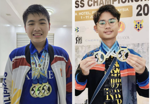 Chess wizards Marc Fua and Arjay Co