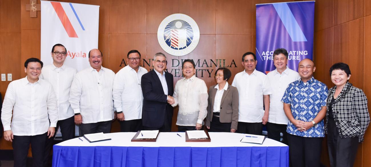 Ayala Corporation and Ateneo de Manila University senior management