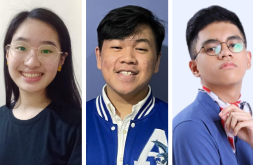 Naomi Ang, Anton Abiera & David Bejarin of ASHS A