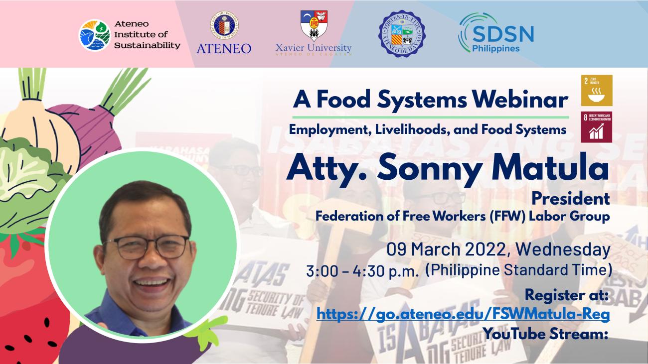 Poster for Webinar w/ Atty. Matula