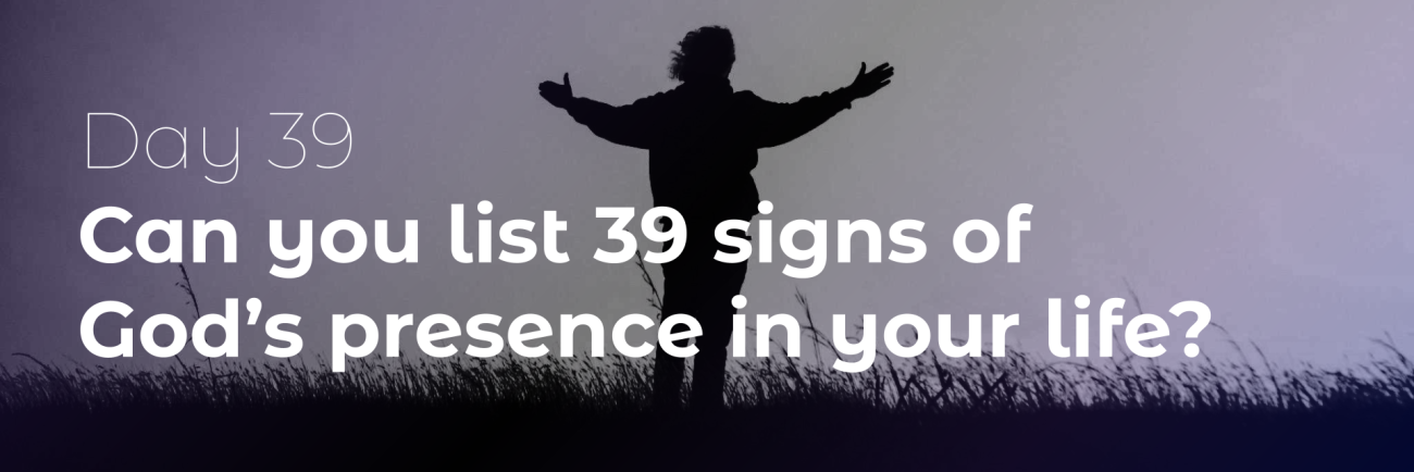 40 Days of Lent: Day 39