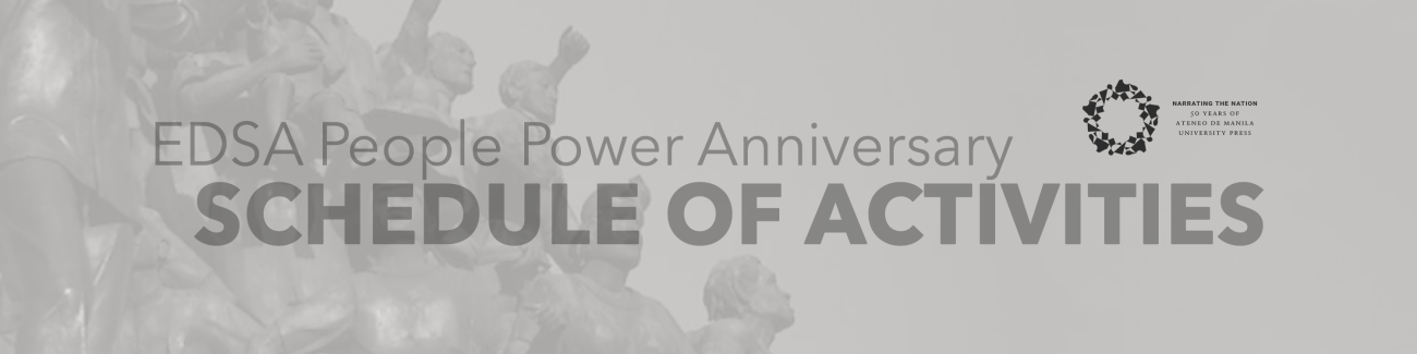 EDSA Anniversary Schedule of Events