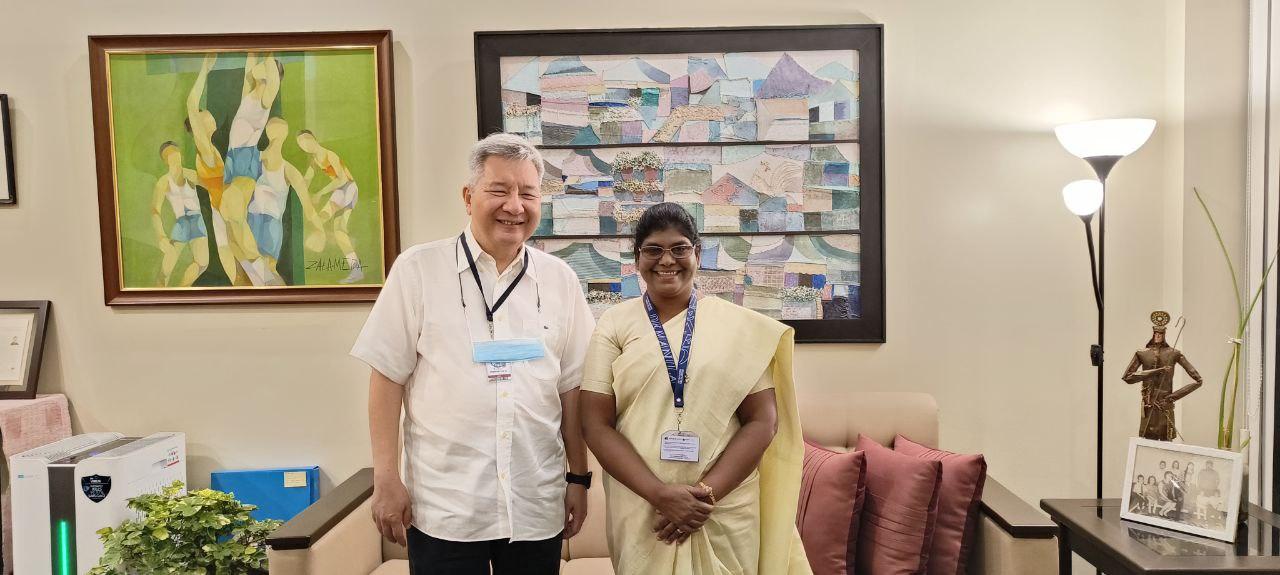 Sr Stella with Fr Bobby