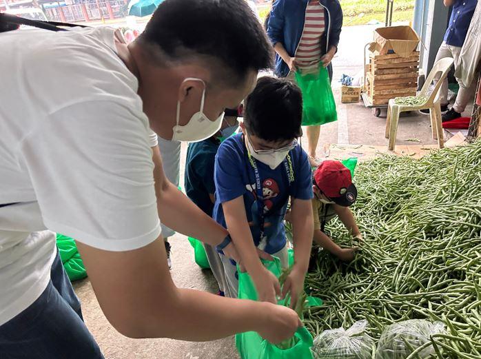 AGS Kindergarten Students Volunteer for ACED Food Packs program
