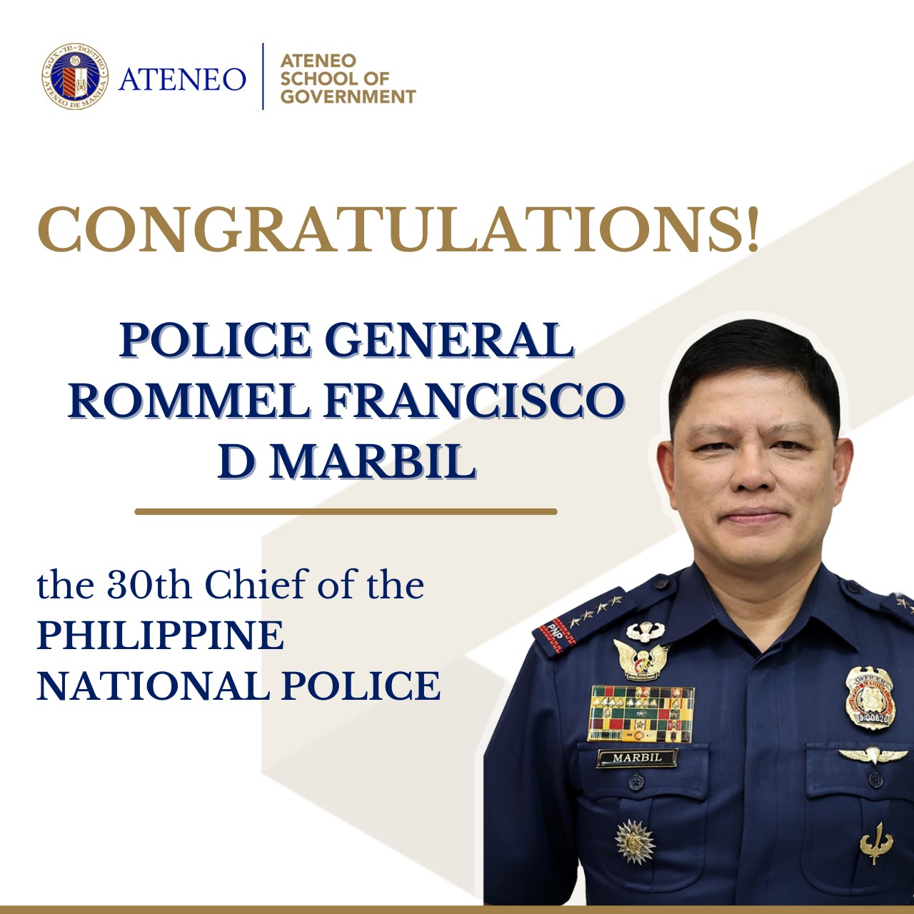 Congrt Poster Police General Marbil