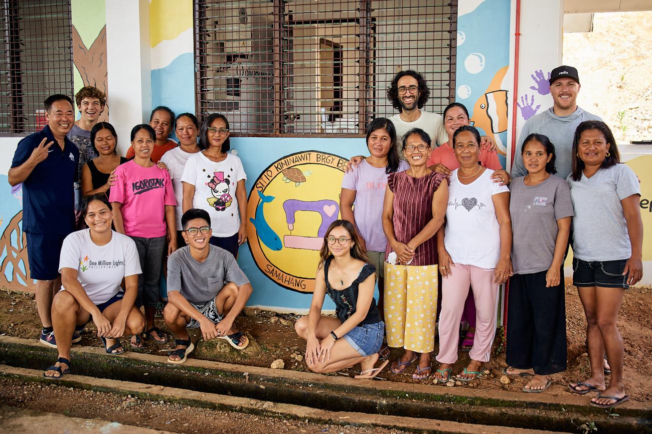 The team in Sitio Kiminawit, Brgy Bebeladan El Nido Palawan