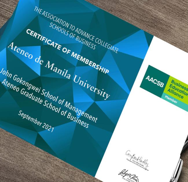 Ateneo becomes a member of AACSB