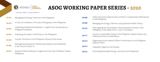 asog working paper series