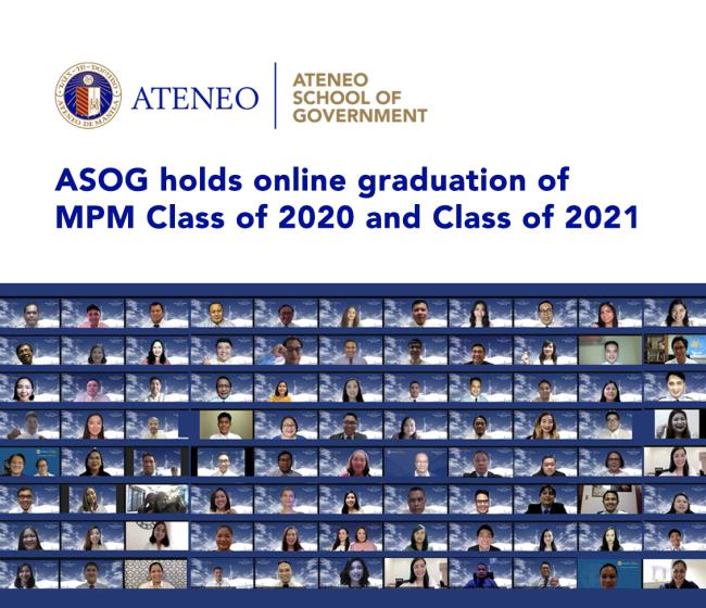 ASOG holds online graduation of MPM Class of 2020 and Class of 2021