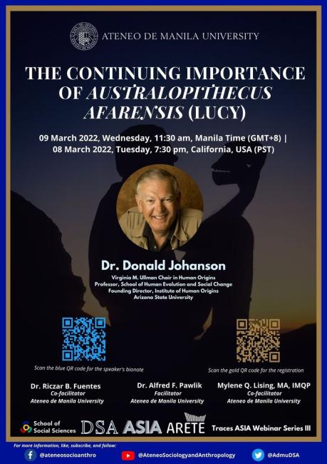 Don Johanson: The continuing importance of Australopithecus afarensis (Lucy)