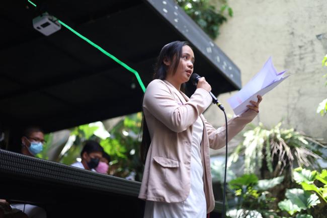 Ateneans co-present the Youth Agenda for Human Rights and Democracy 